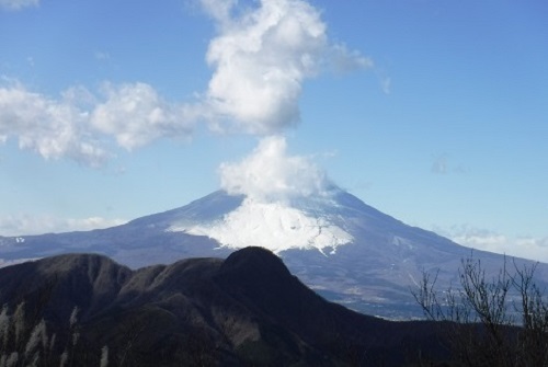 明神ヶ岳からの富士山眺望