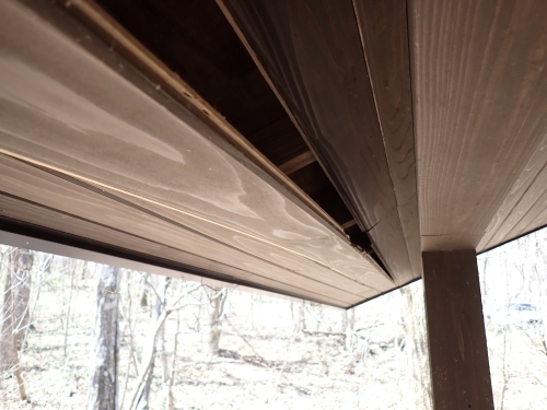 軒下簡易修繕前