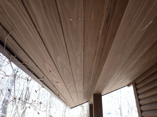 軒下簡易修繕後